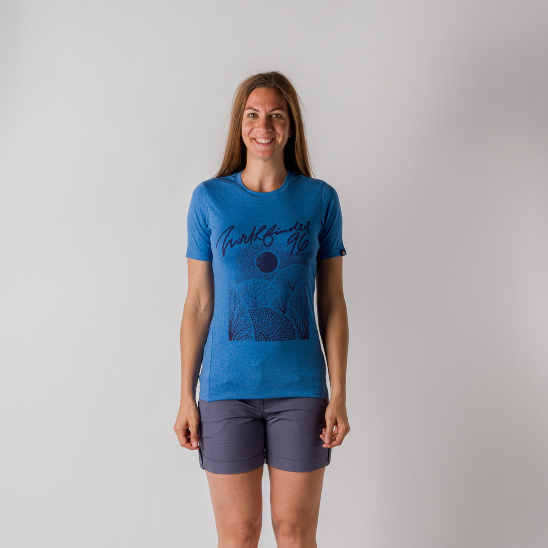Women's active t-shirt with print from recycled fibres JAYLEEN