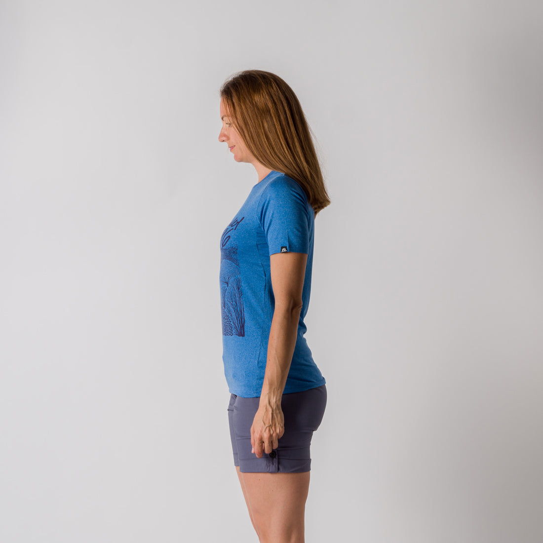 Women's active t-shirt with print from recycled fibres JAYLEEN