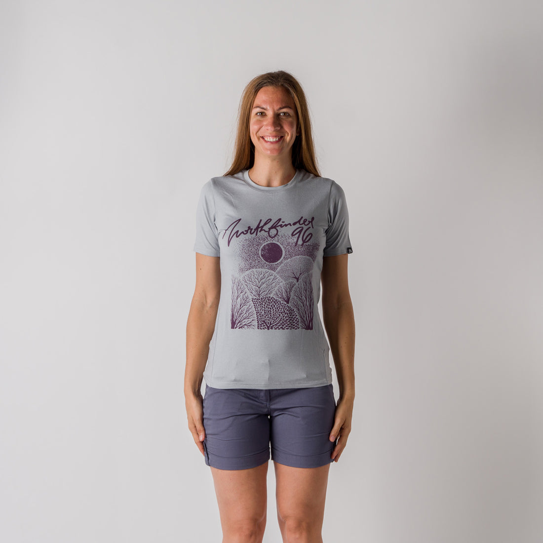 Women's active t-shirt with print from recycled fibres JAYLEEN