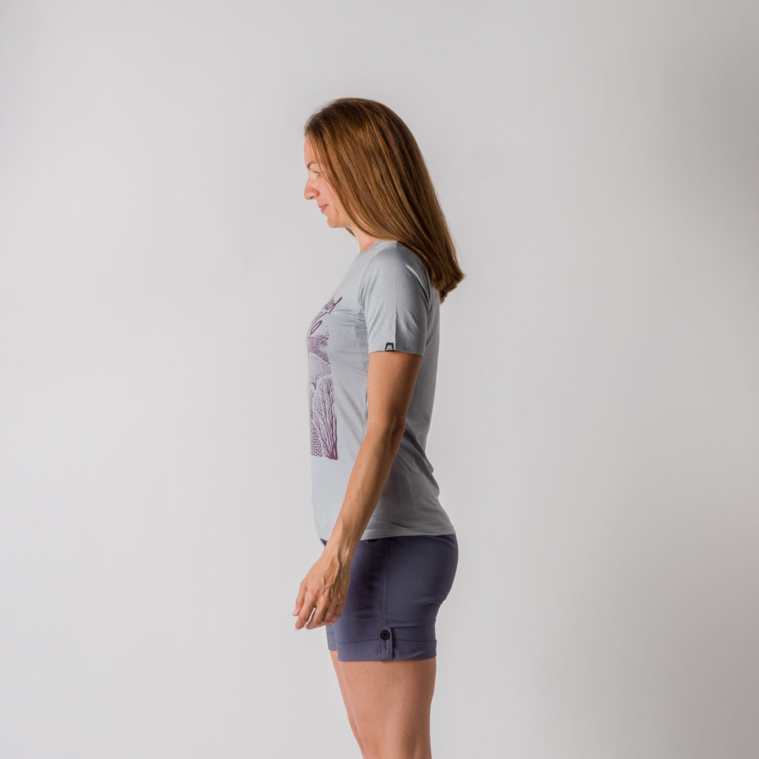 Women's active t-shirt with print from recycled fibres JAYLEEN