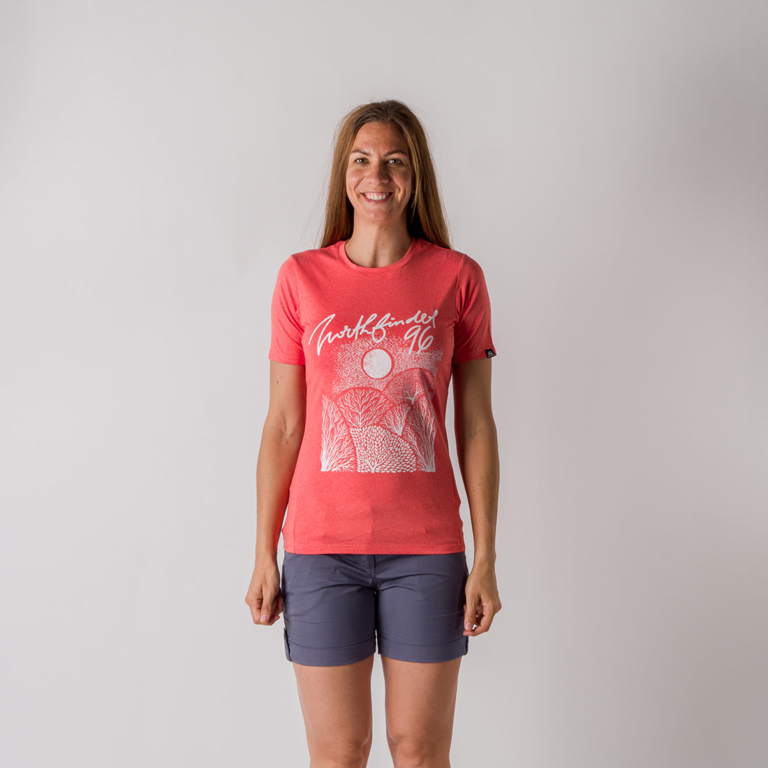 Women's active t-shirt with print from recycled fibres JAYLEEN