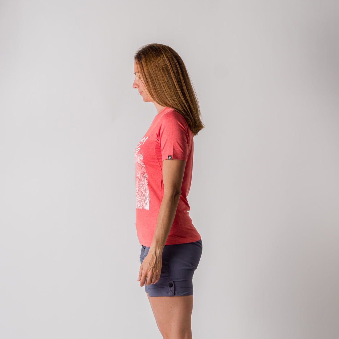 Women's active t-shirt with print from recycled fibres JAYLEEN