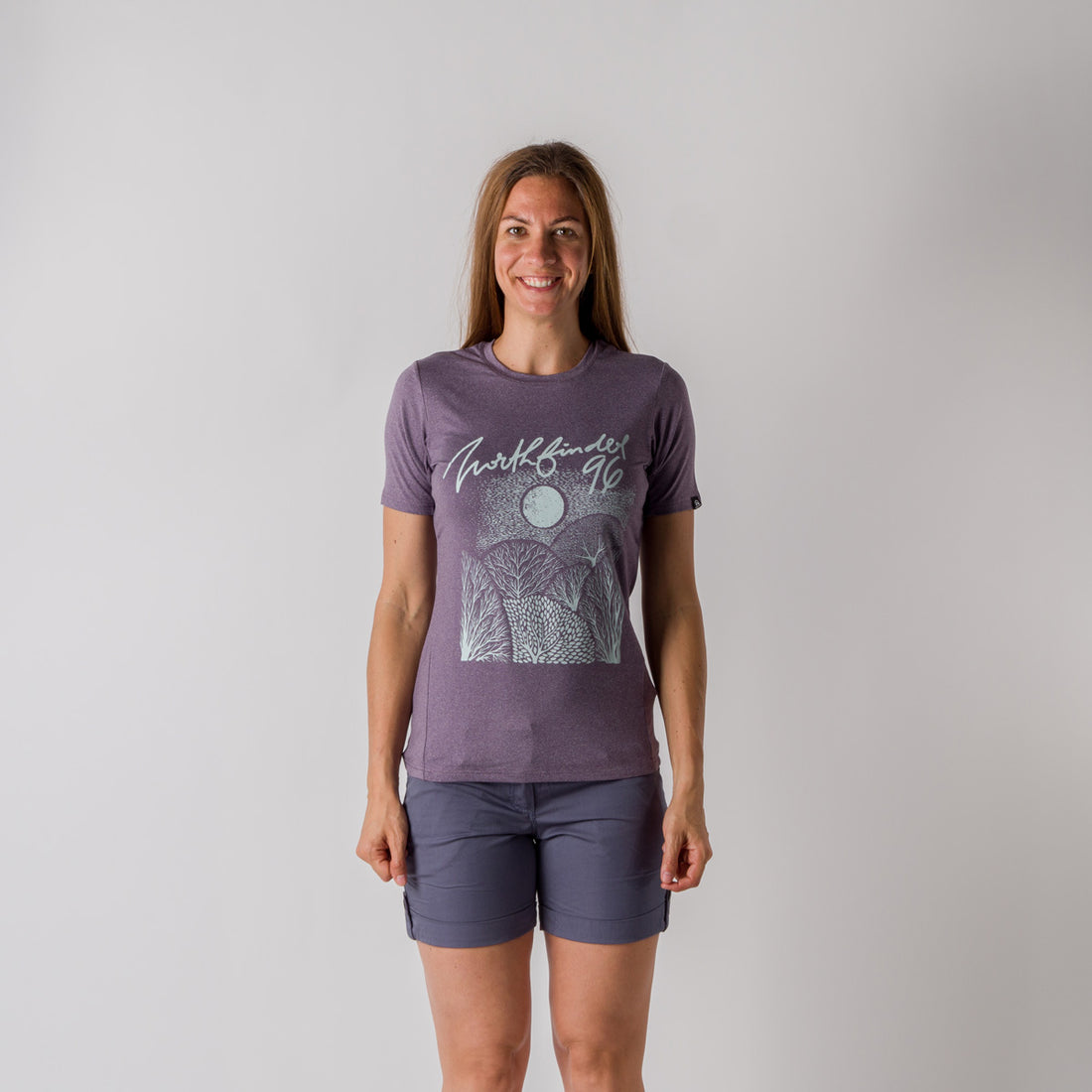 Women's active t-shirt with print from recycled fibres JAYLEEN