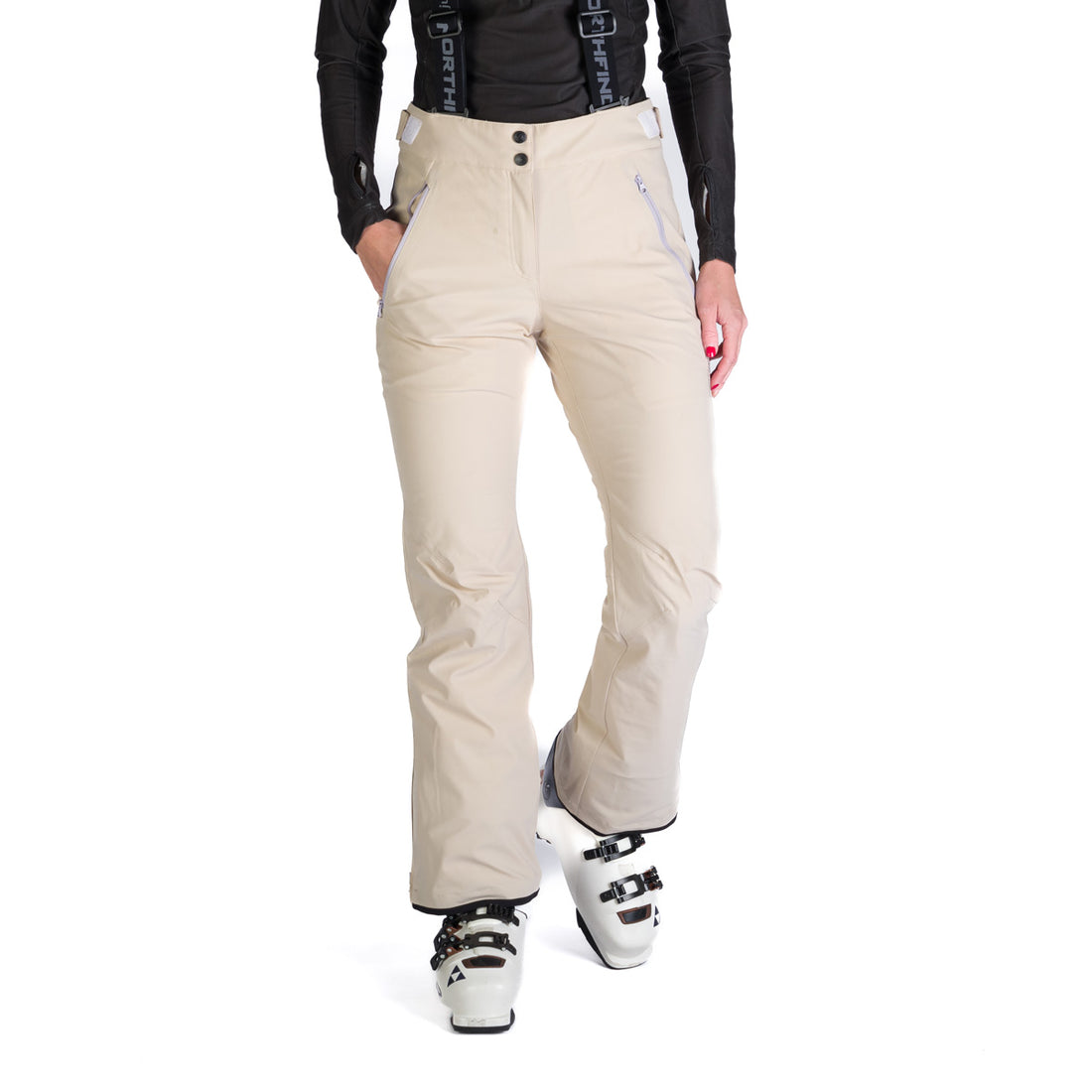 Women's comfortable ski pants with braces JODI