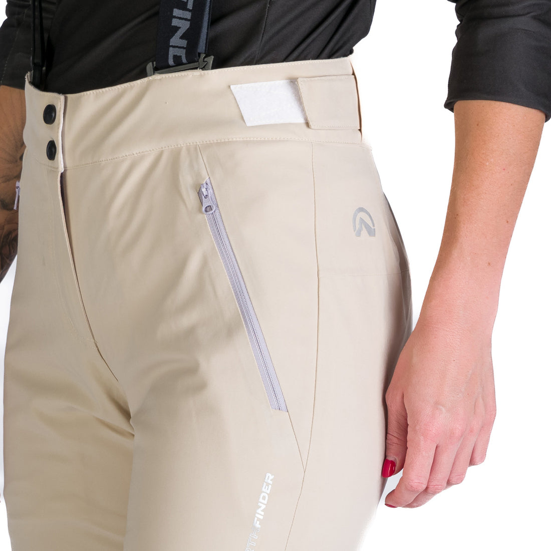 Women's comfortable ski pants with braces JODI