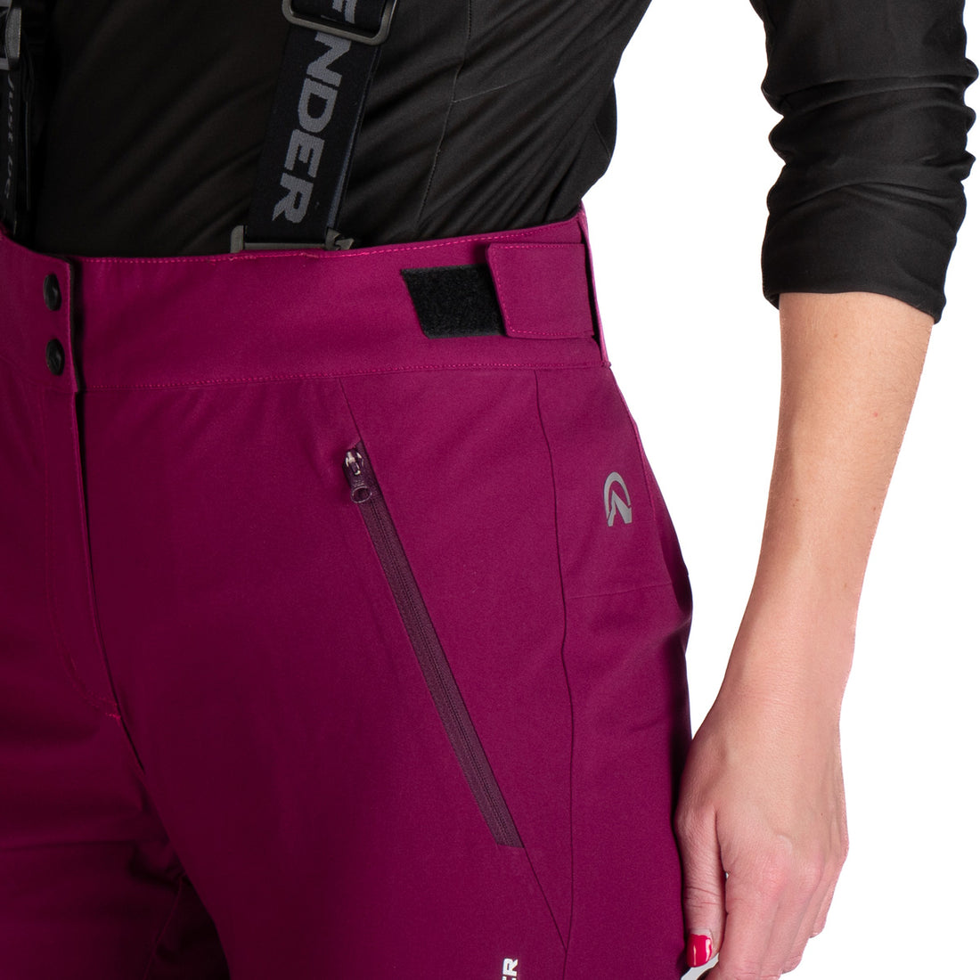 Women's comfortable ski pants with braces JODI