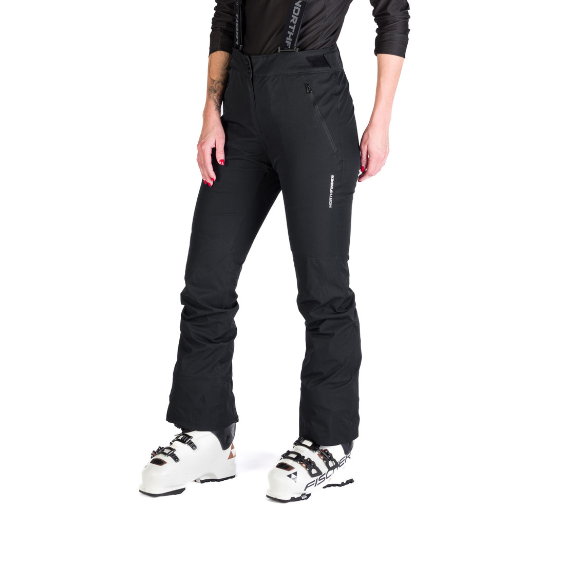 Women's comfortable ski pants with braces TAMERA