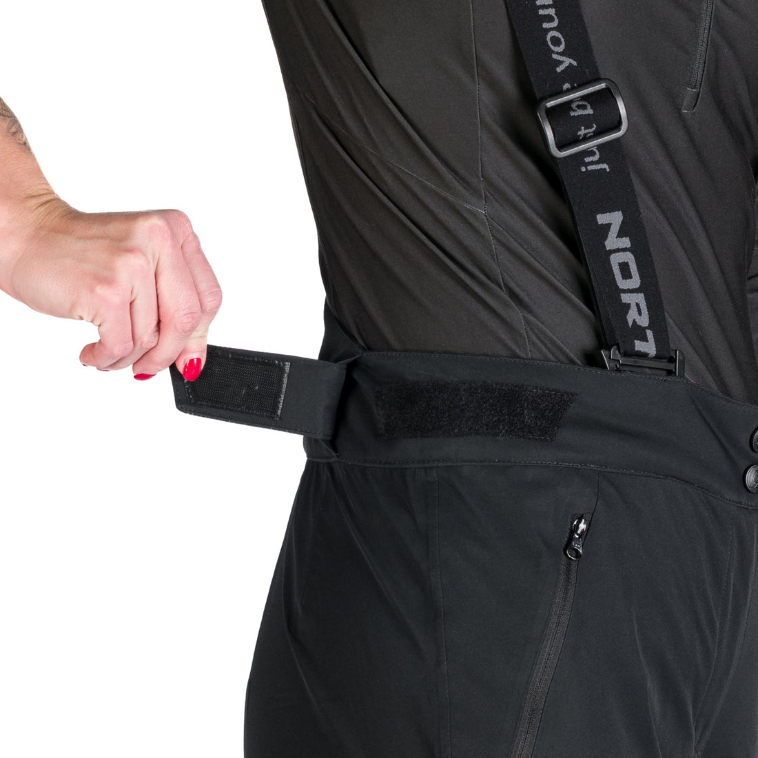 Women's comfortable ski pants with braces TAMERA