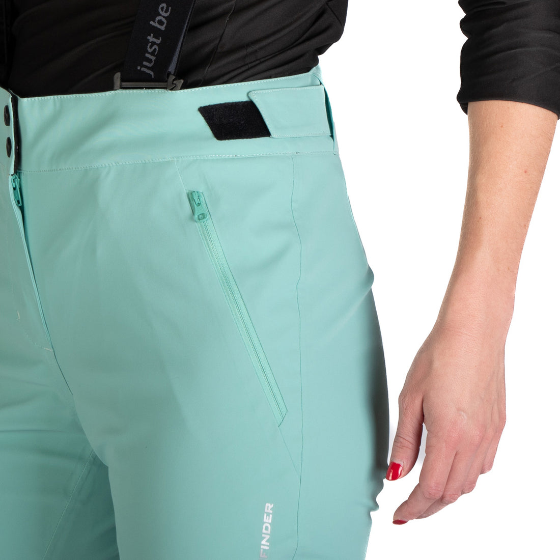 Women's comfortable ski pants with braces TAMERA