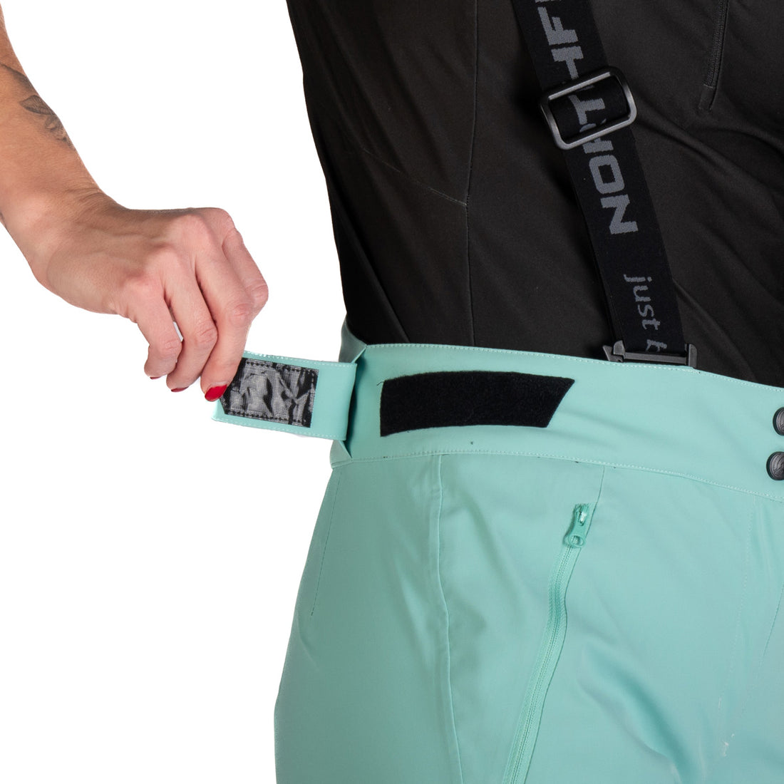 Women's comfortable ski pants with braces TAMERA
