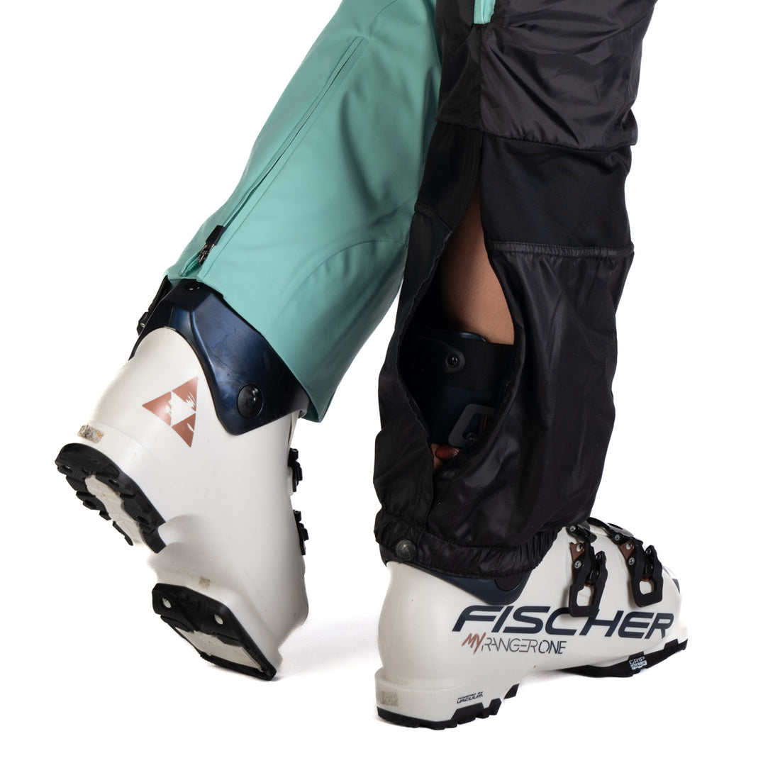 Women's comfortable ski pants with braces TAMERA