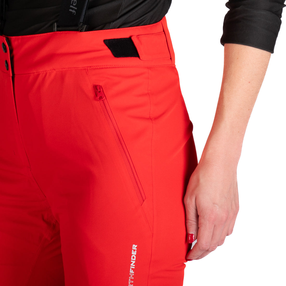 Women's comfortable ski pants with braces TAMERA