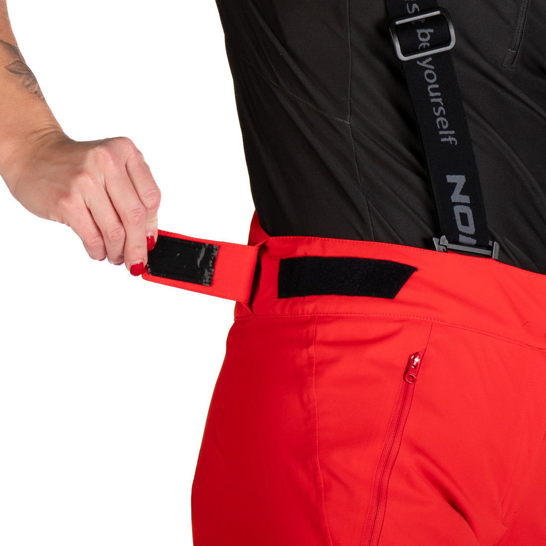 Women's comfortable ski pants with braces TAMERA