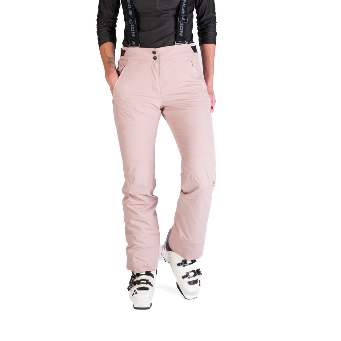 Women's comfortable ski pants with braces TAMERA