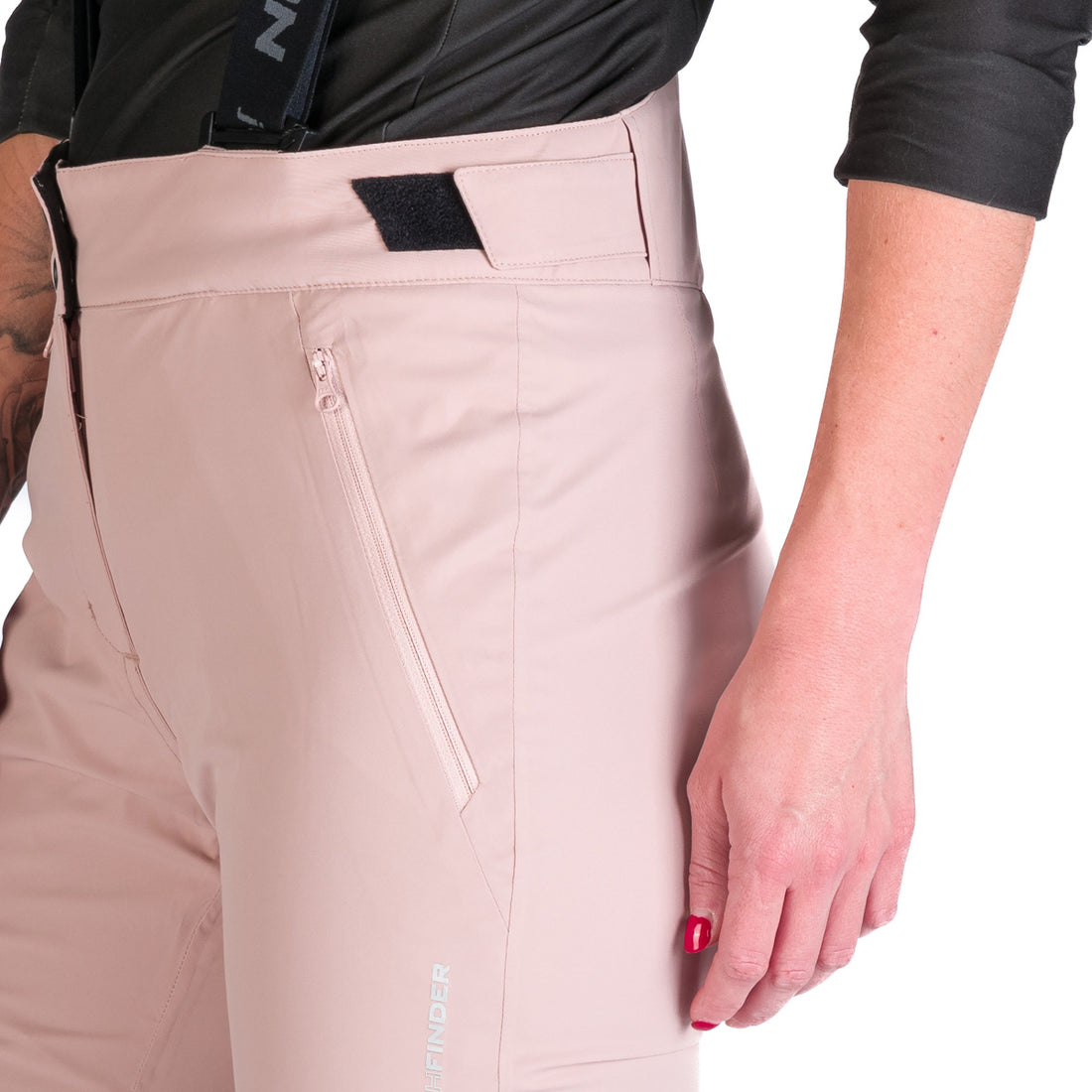 Women's comfortable ski pants with braces TAMERA
