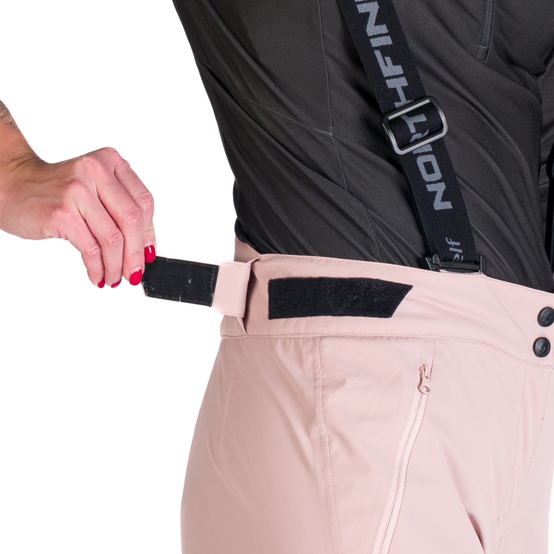 Women's comfortable ski pants with braces TAMERA