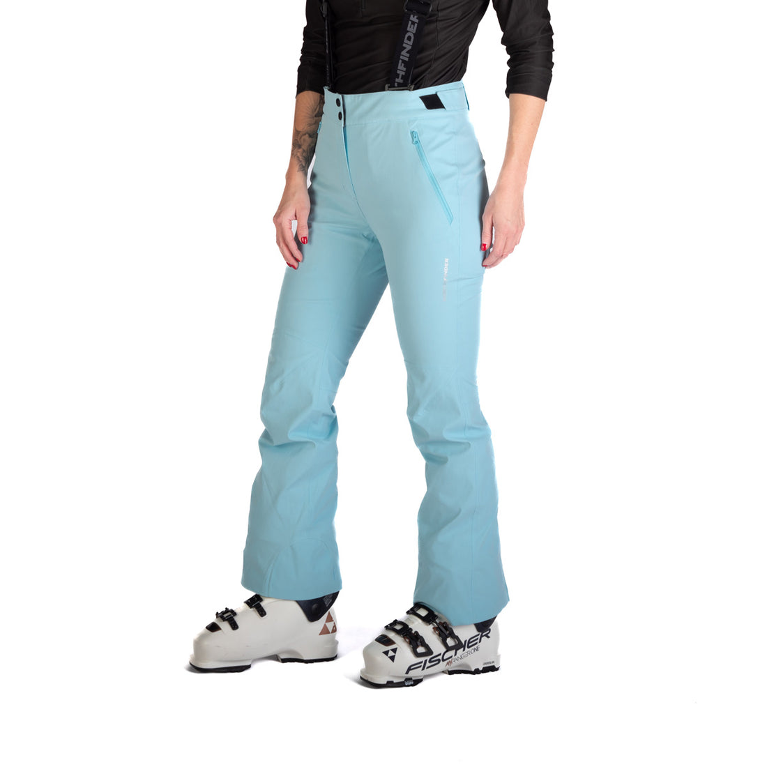 Women's comfortable ski pants with braces TAMERA