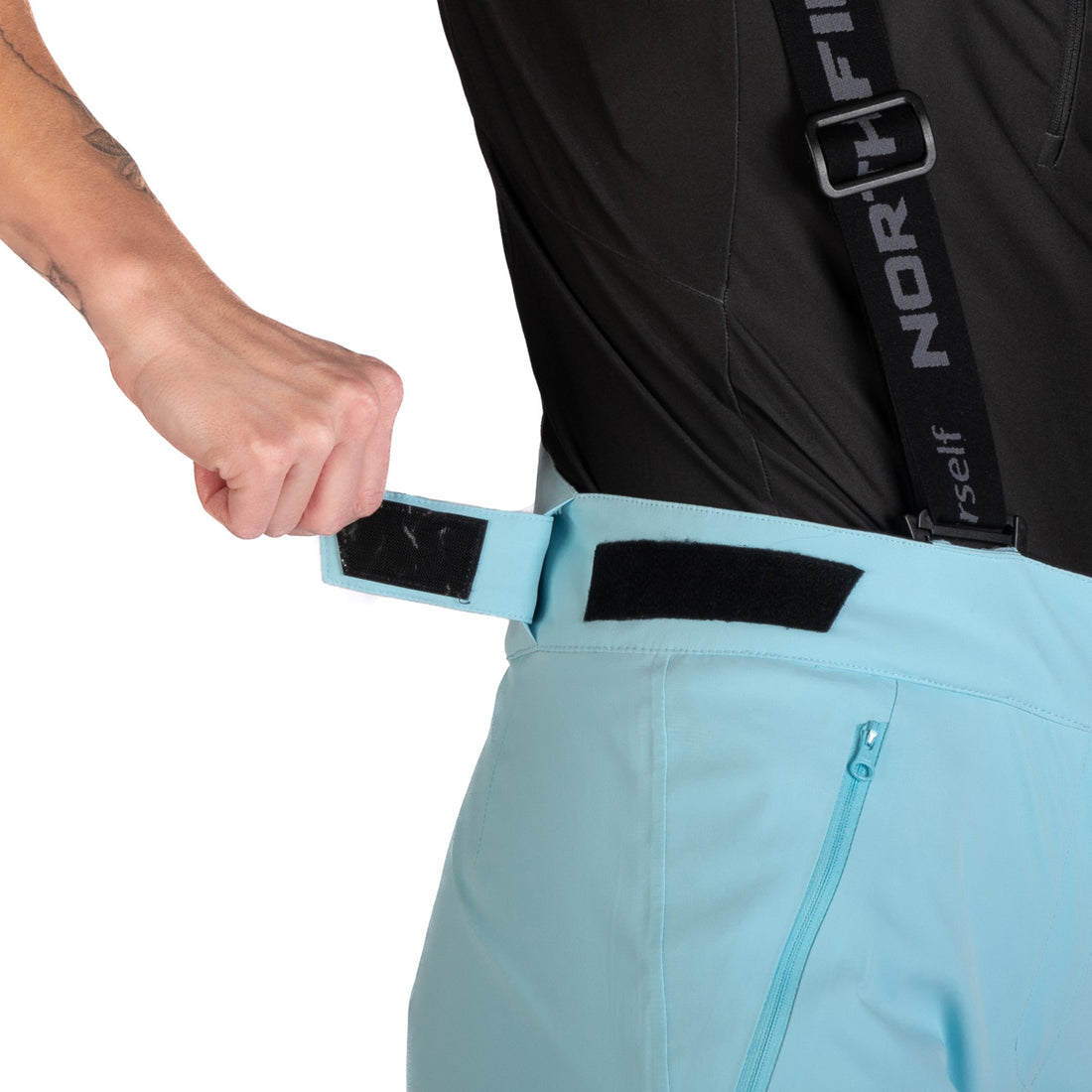 Women's comfortable ski pants with braces TAMERA