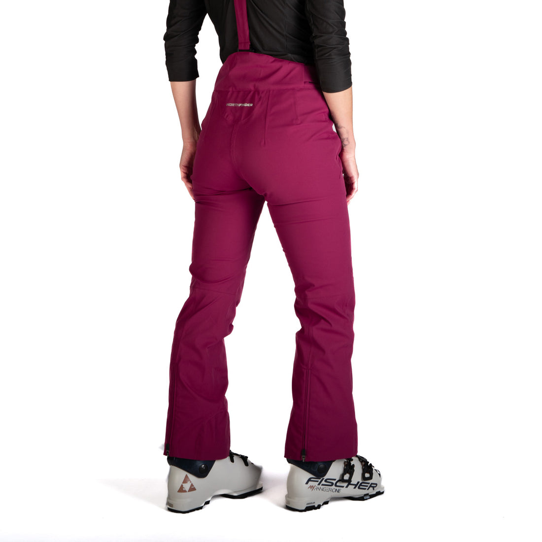 Women's comfortable ski pants with braces TAMERA