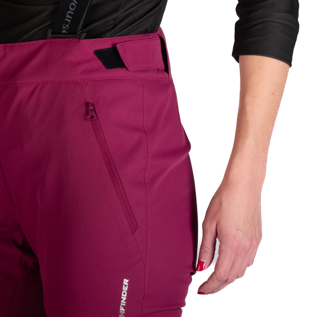 Women's comfortable ski pants with braces TAMERA