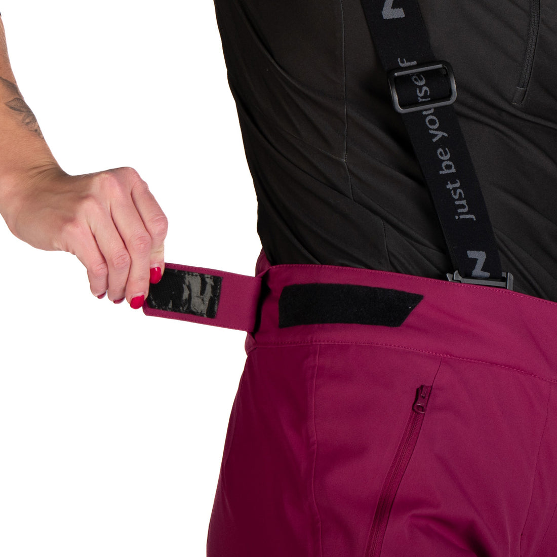 Women's comfortable ski pants with braces TAMERA