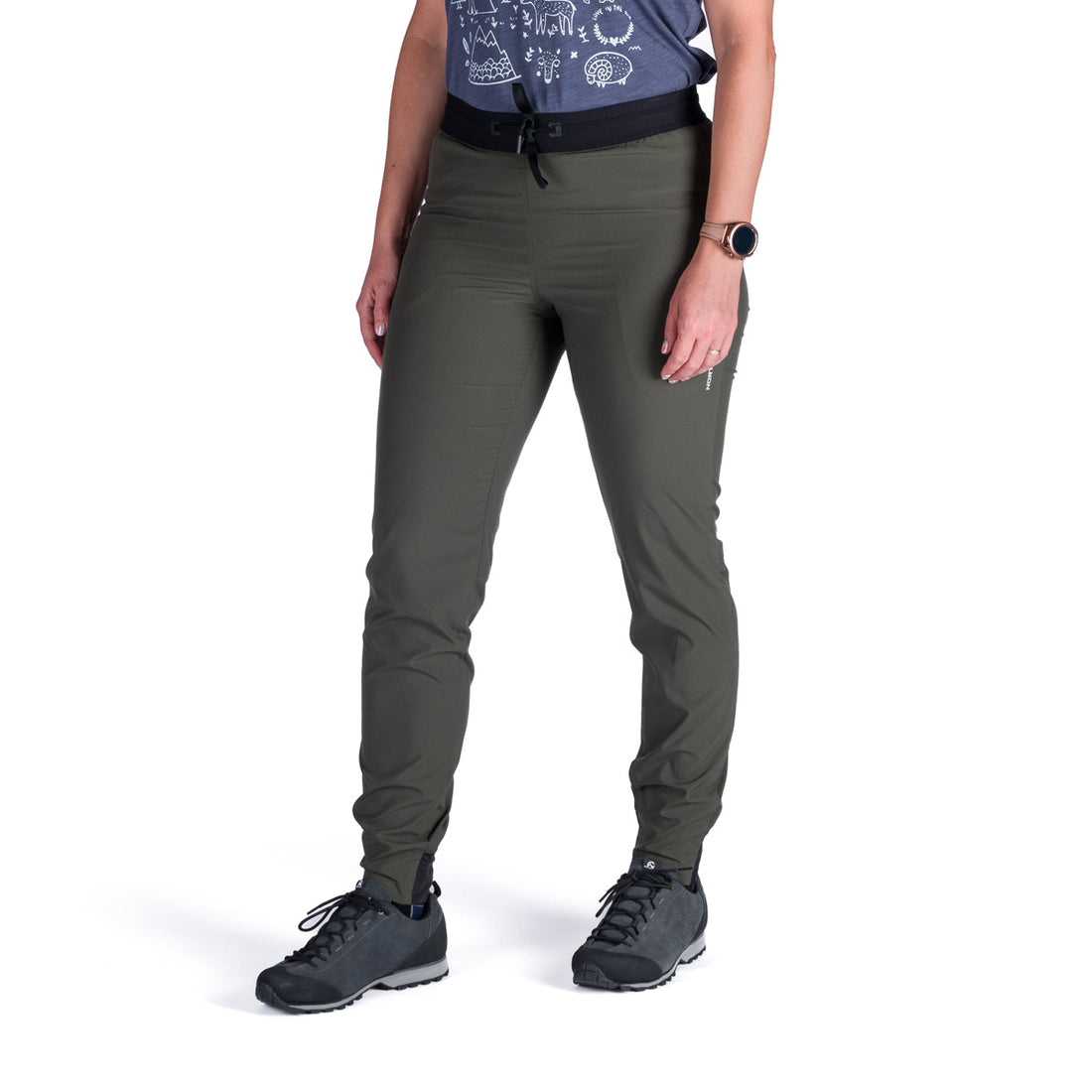  Women's elastic lightweight loose fit trousers TRACIE