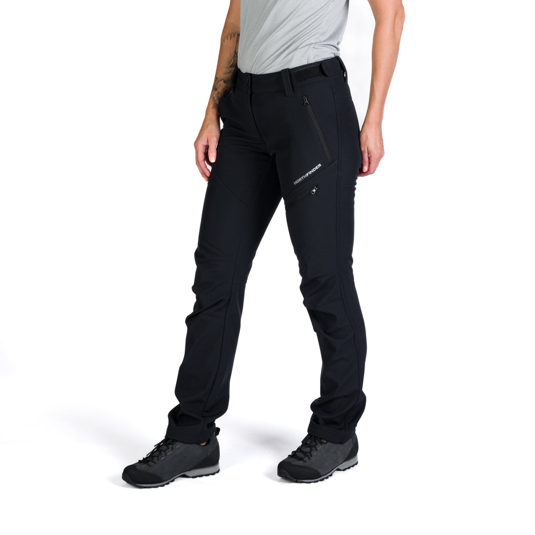 Women's elastic warmed softshell pants PLARET