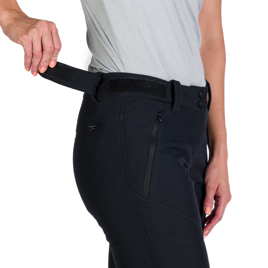 Women's elastic warmed softshell pants PLARET