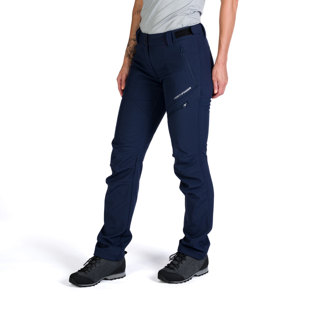 Women's elastic warmed softshell pants PLARET