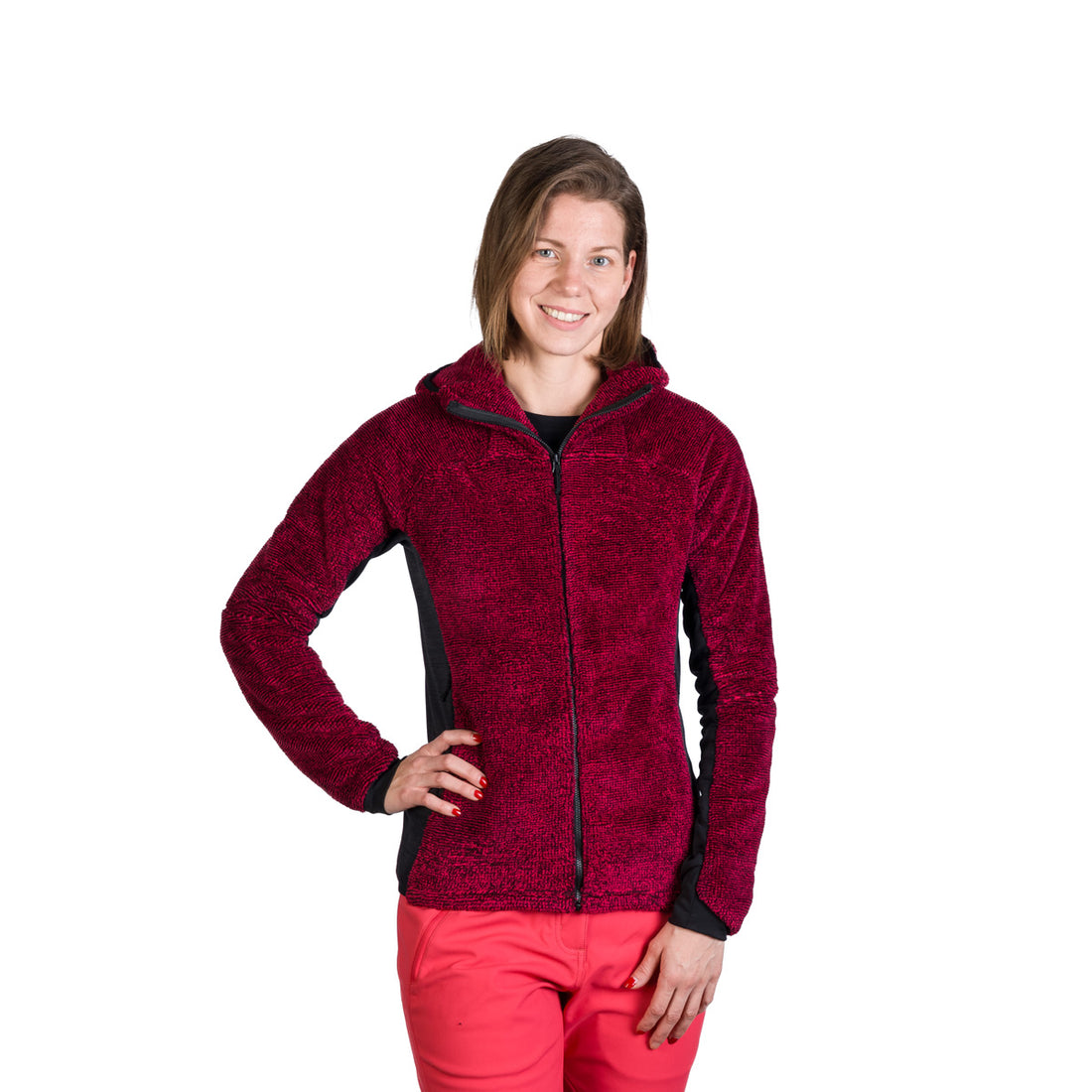 Women's fleece warm sweatshirt CARLENE