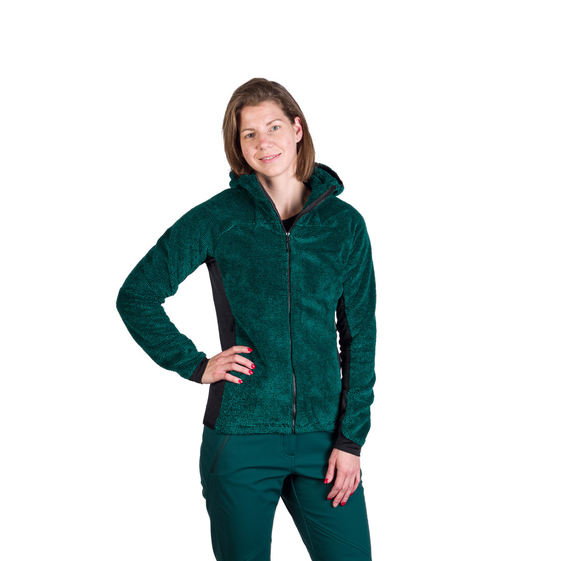Women's fleece warm sweatshirt CARLENE