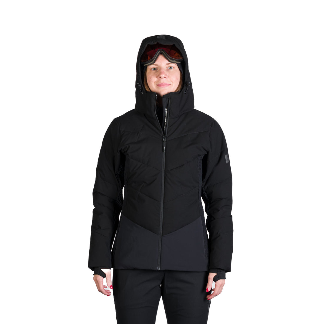 Women's fully printed insulated LIZ ski jacket