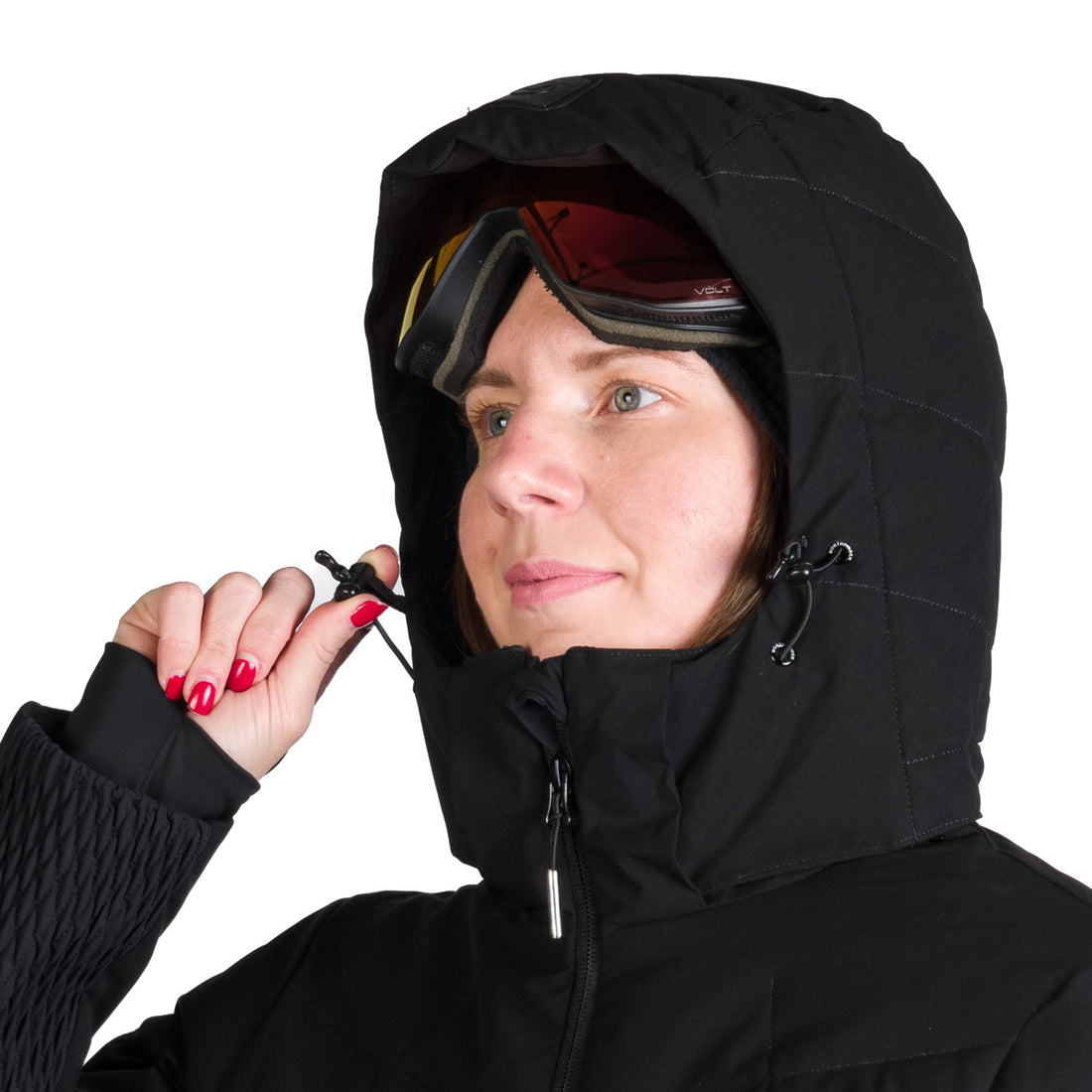 Women's fully printed insulated LIZ ski jacket