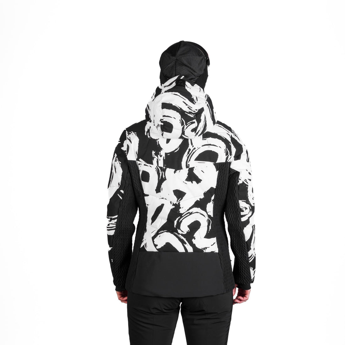 Women's fully printed insulated LIZ ski jacket