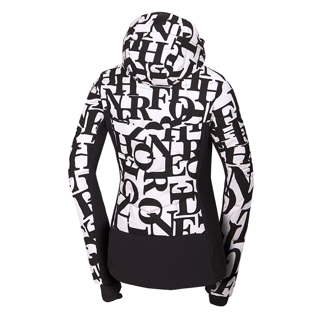 Women's fully printed insulated LIZ ski jacket