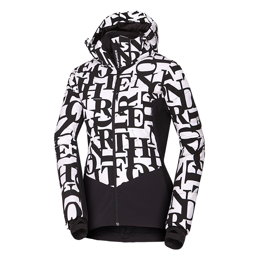 Women's fully printed insulated LIZ ski jacket