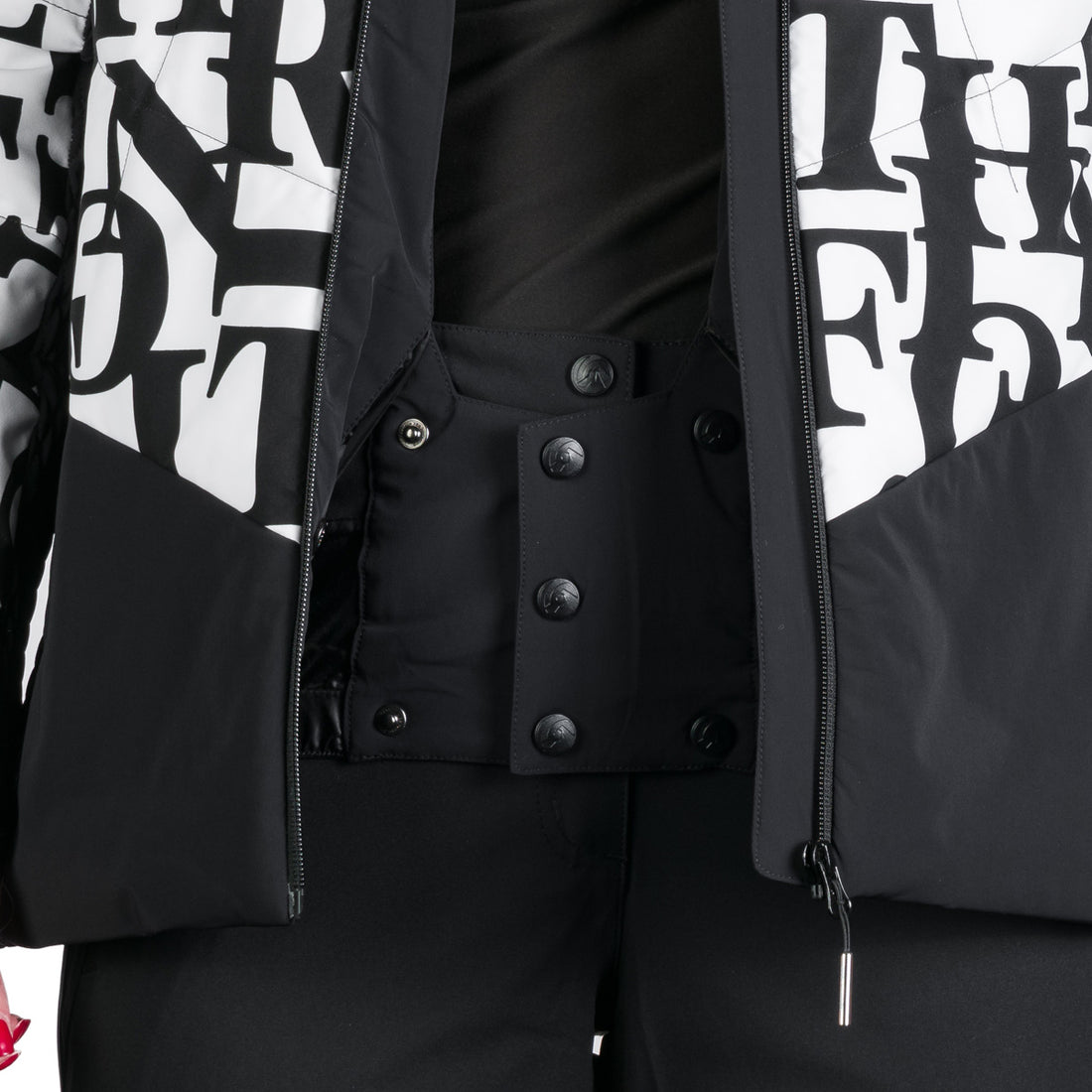 Women's fully printed insulated LIZ ski jacket