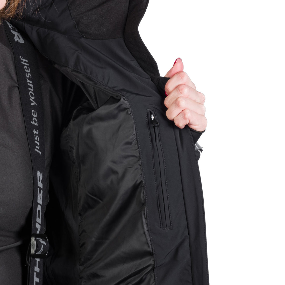 Women's fully printed insulated LIZ ski jacket