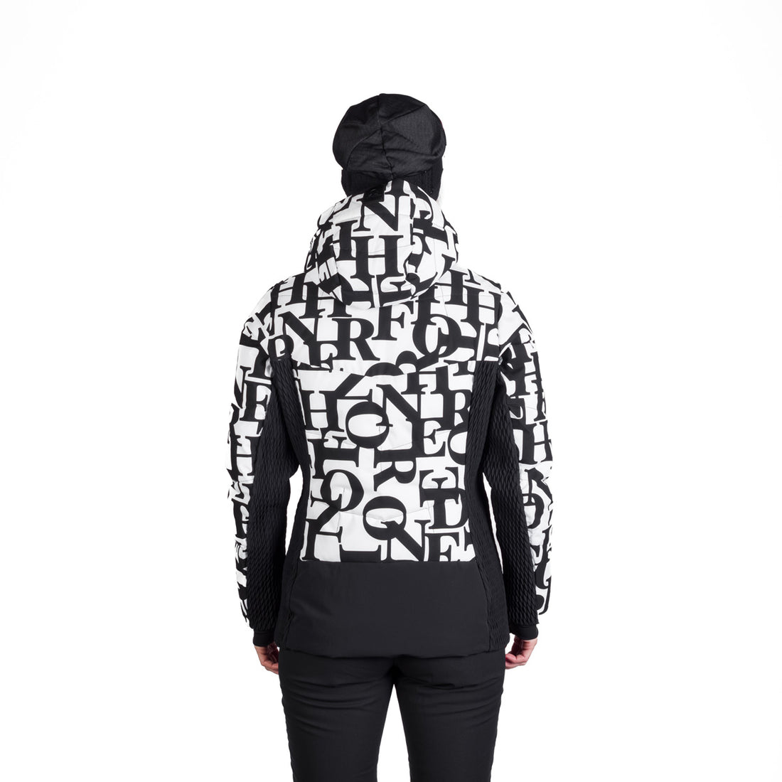 Women's fully printed insulated LIZ ski jacket