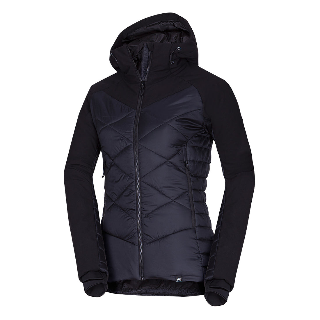 Women's hiking hybrid jacket with DEANNE softshell