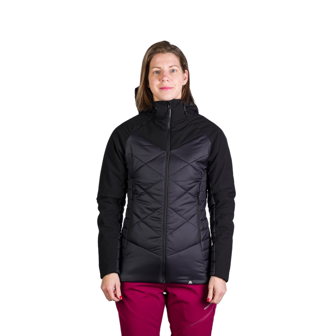 Women's hiking hybrid jacket with DEANNE softshell