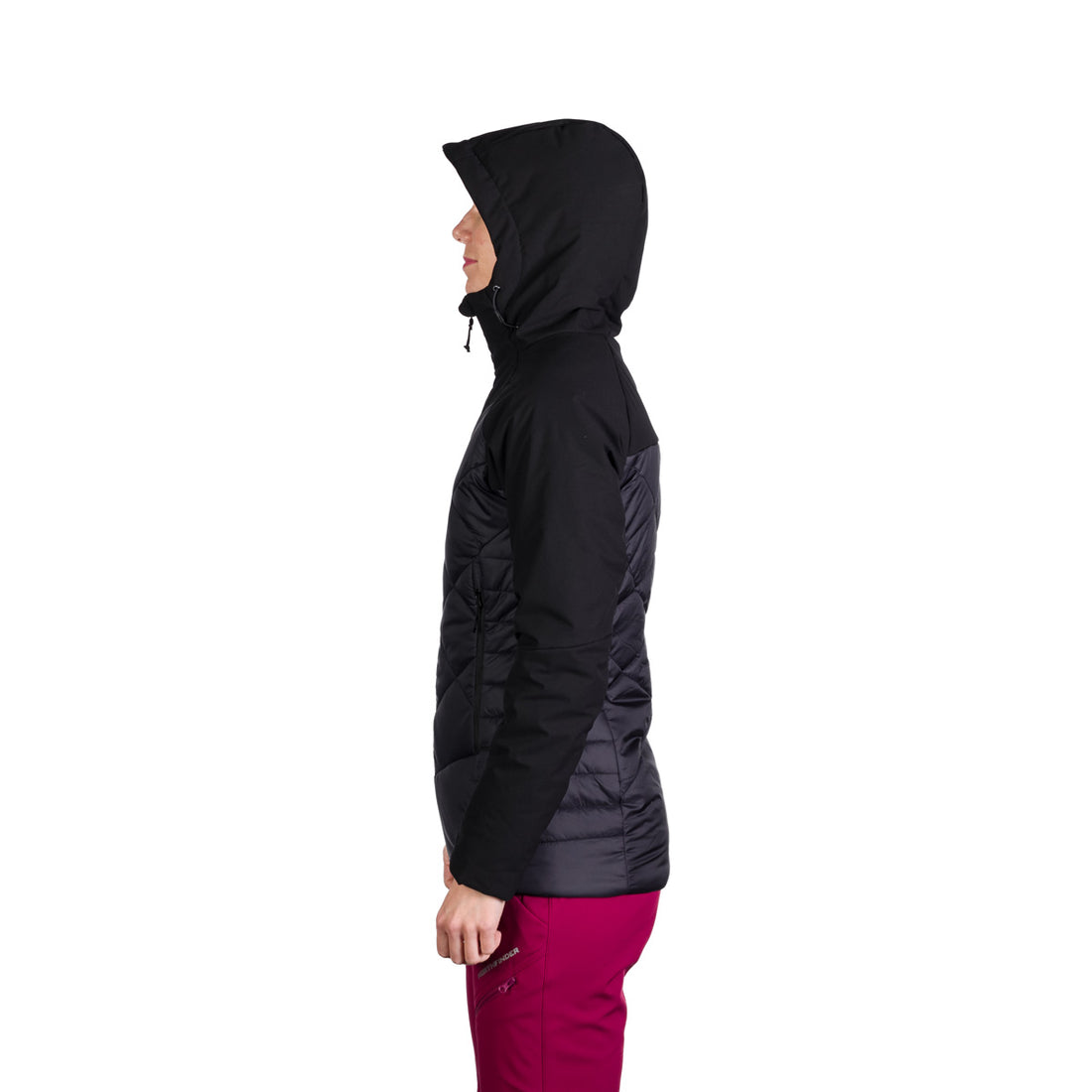 Women's hiking hybrid jacket with DEANNE softshell