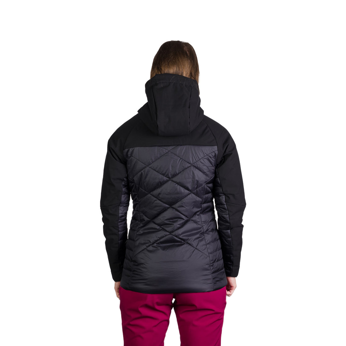 Women's hiking hybrid jacket with DEANNE softshell