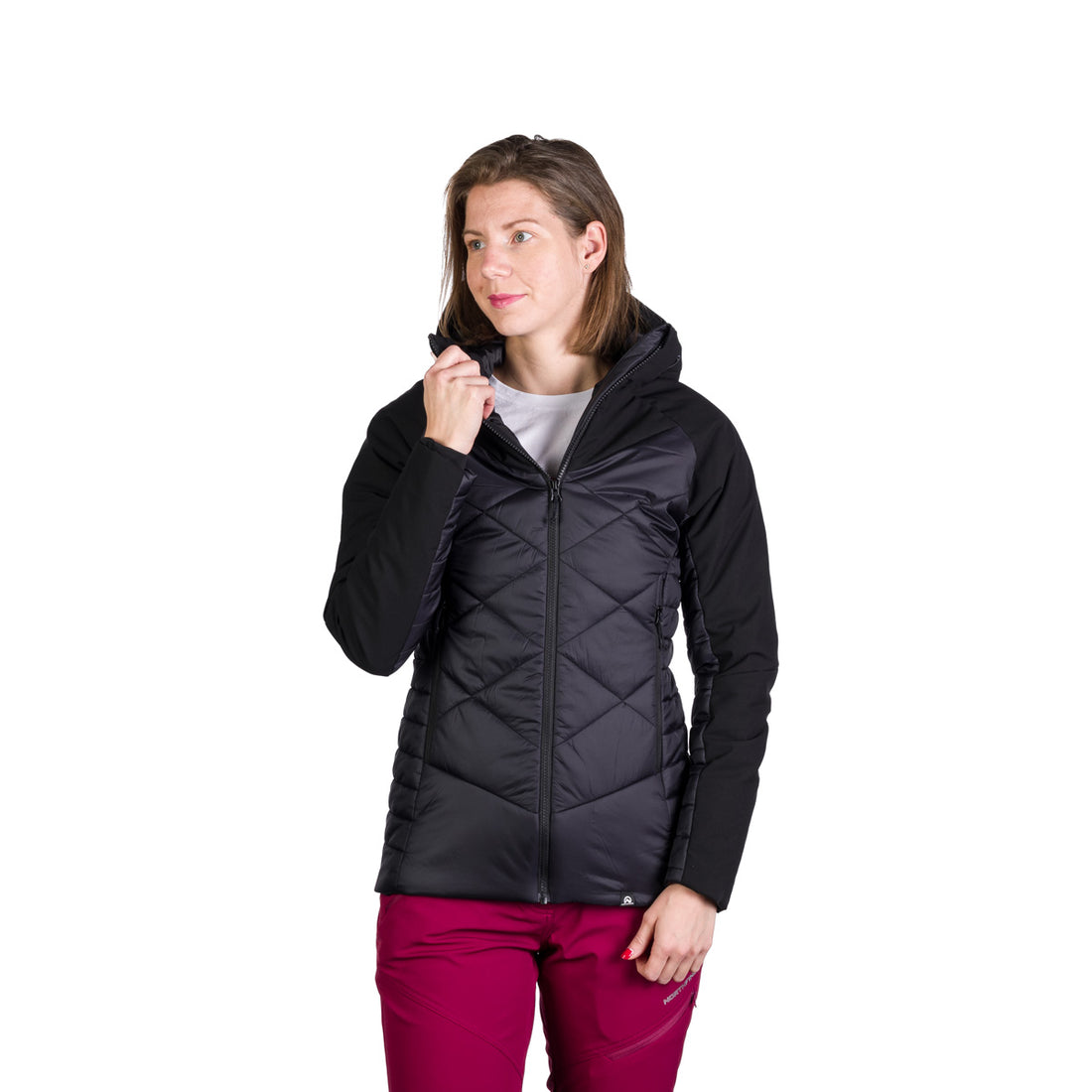 Women's hiking hybrid jacket with DEANNE softshell