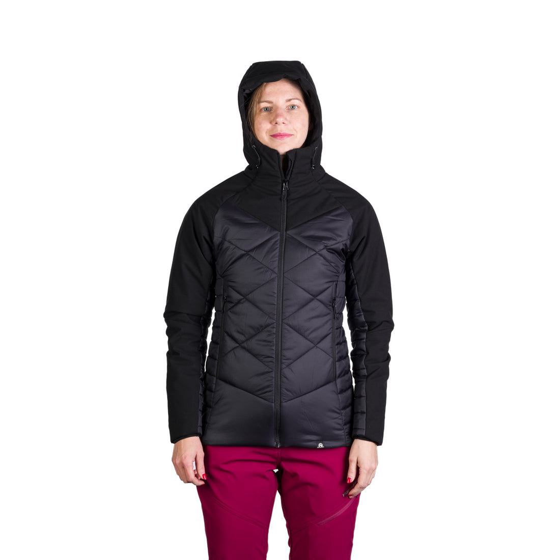 Women's hiking hybrid jacket with DEANNE softshell
