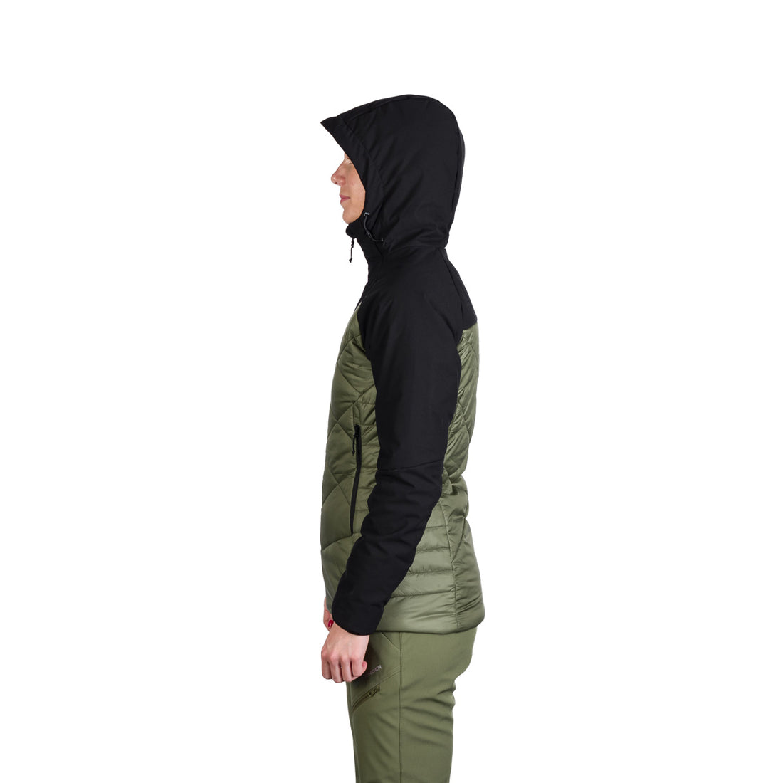 Women's hiking hybrid jacket with DEANNE softshell