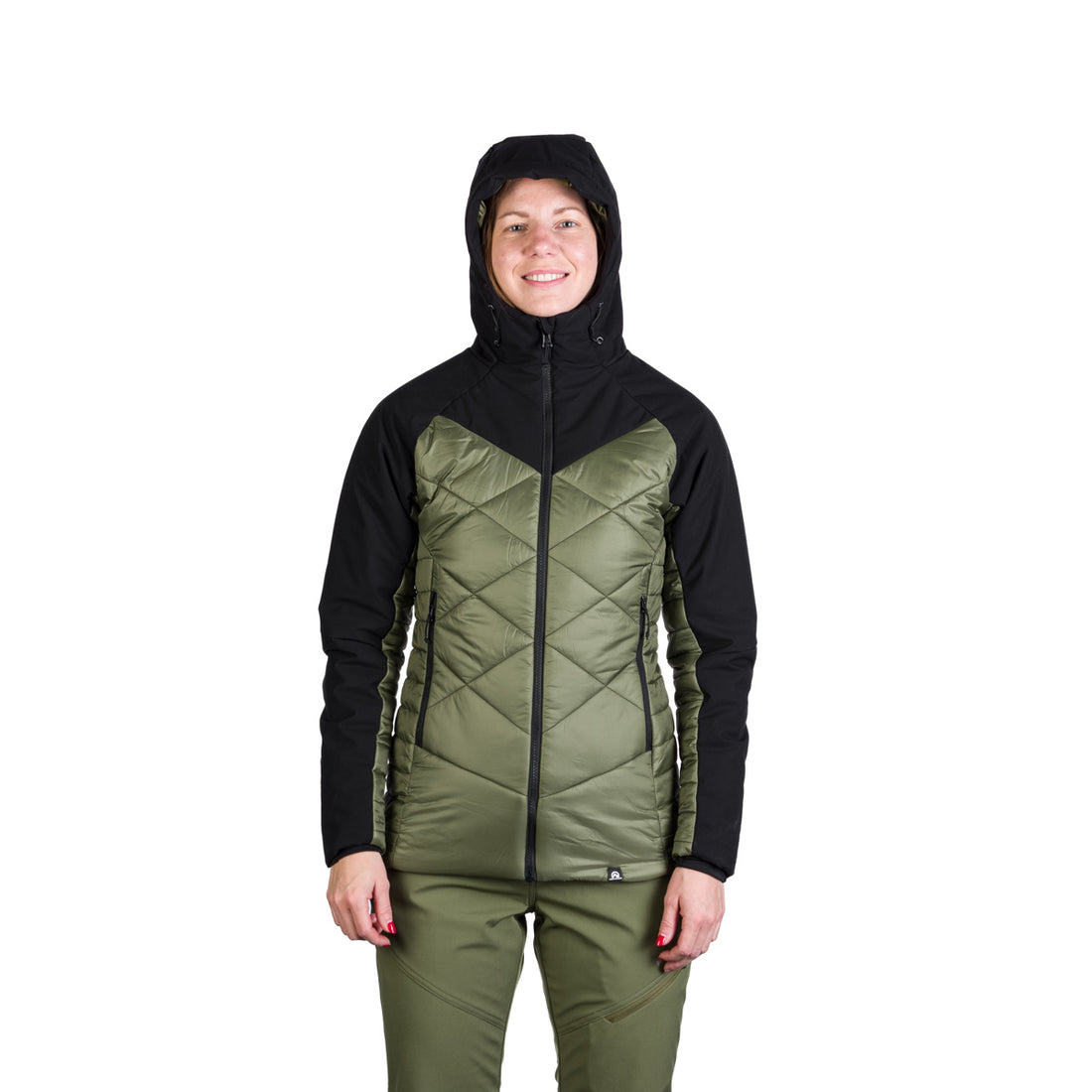 Women's hiking hybrid jacket with DEANNE softshell