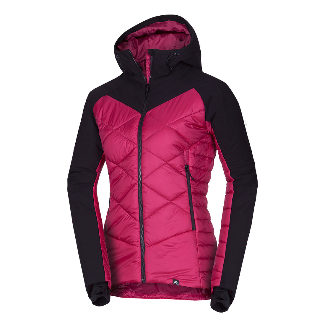 Women's hiking hybrid jacket with DEANNE softshell