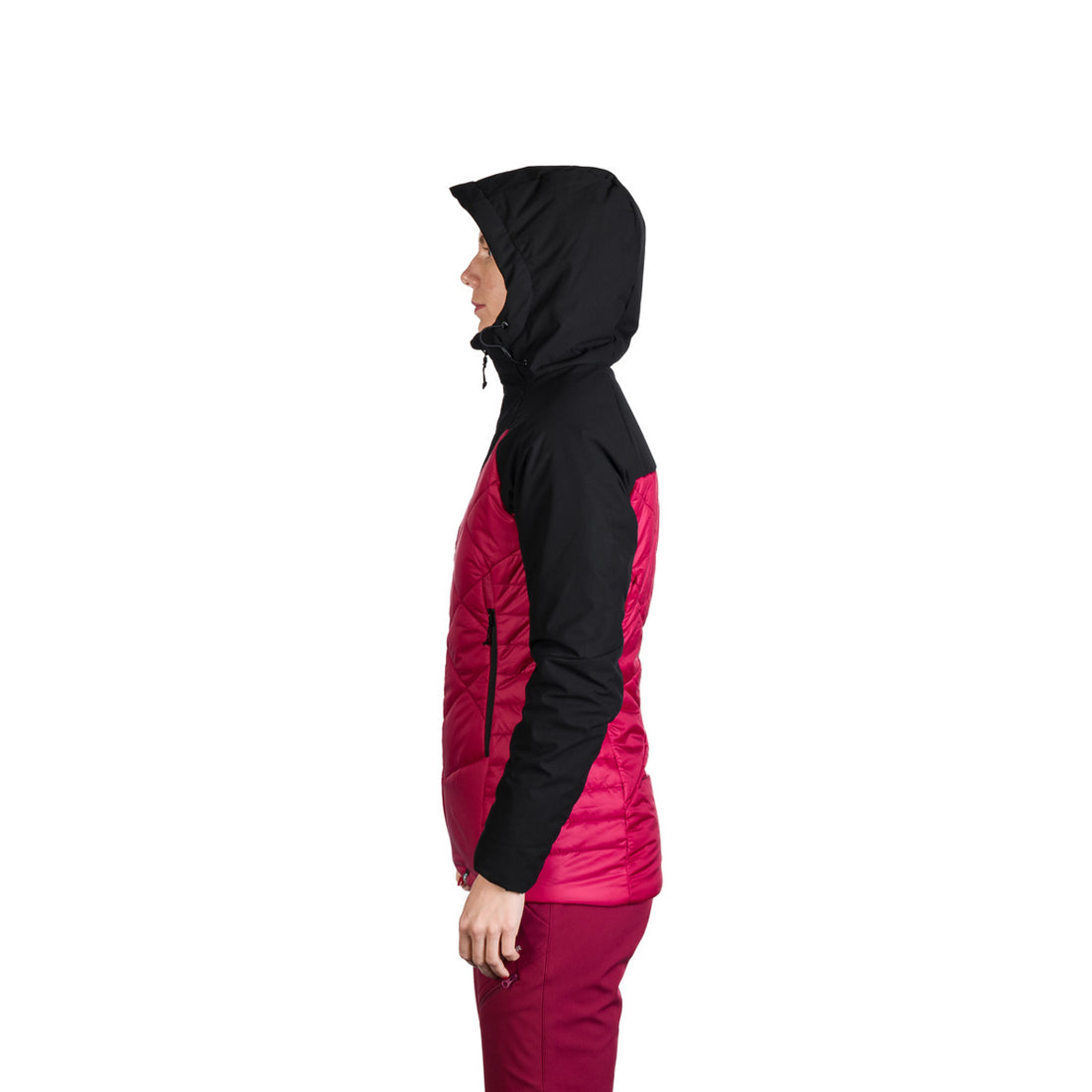 Women's hiking hybrid jacket with DEANNE softshell