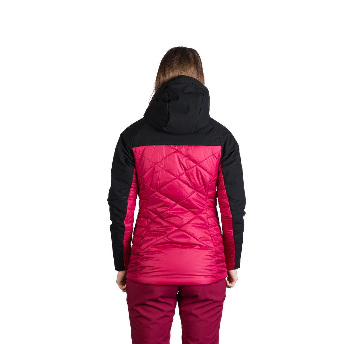 Women's hiking hybrid jacket with DEANNE softshell